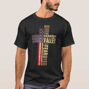 Jesus I Will Fear No Evil Psalms 23 4 Vintage T-Shirt
