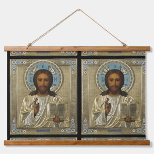 JESUS ICON HANGING TAPESTRY
