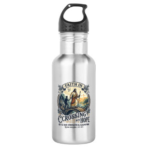 Jesus Immigration Starting Over Courage Shirt Chri 532 Ml Water Bottle