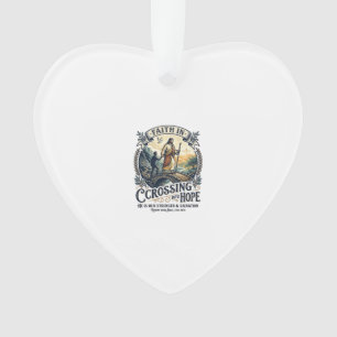 Jesus Immigration Starting Over Courage Shirt Chri Ornament