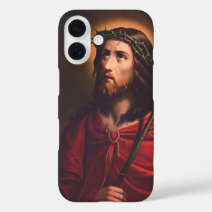 Jesus in Crown of thorns iPhone 16 Case