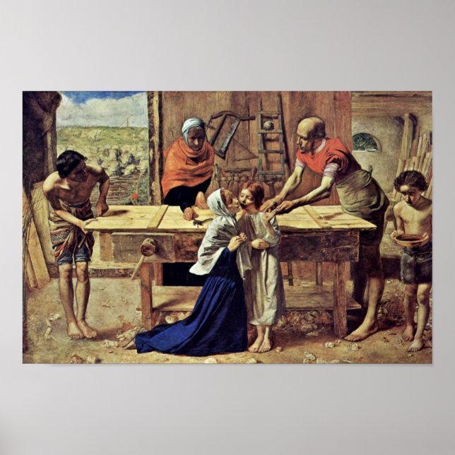 Jesus In His Parents' House Poster (Front)