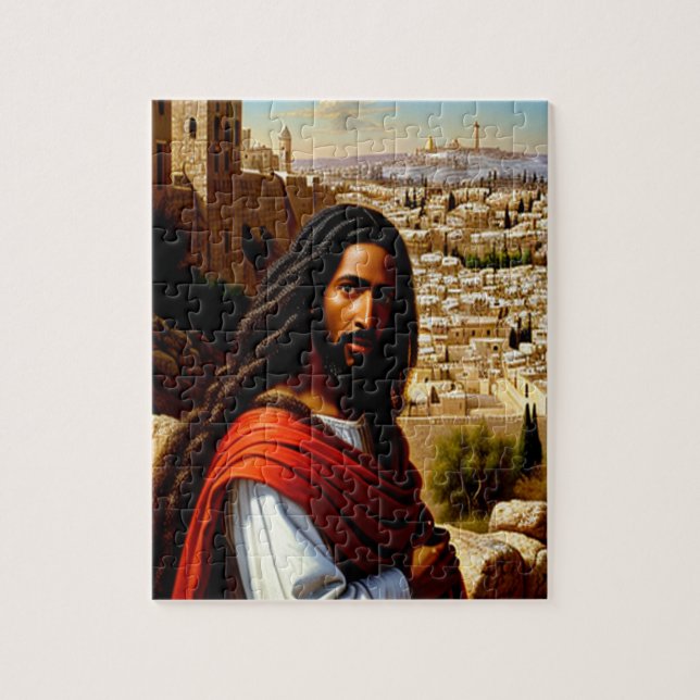 Jesus in Jerusalem Puzzle (Vertical)