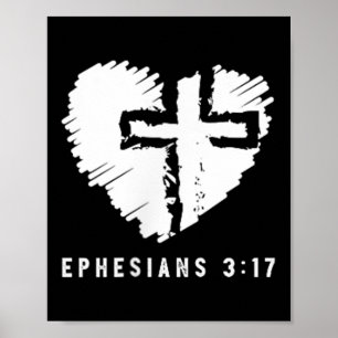 Jesus In My Heart Subtle Christian Minimal Religio Poster