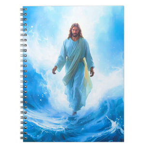 Jesus in Ocean notebook