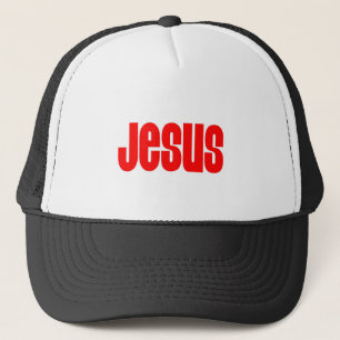 Jesus in Red Trucker Hat