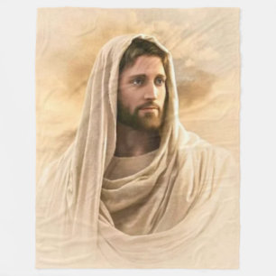 JESUS in ROBE Fleece Blanket