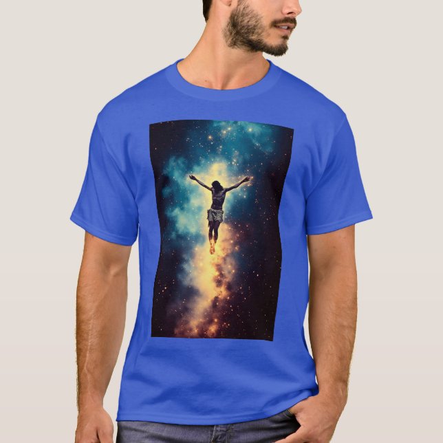 Jesus In Space Resurrection 01 T-Shirt (Front)