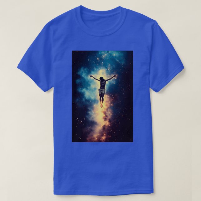 Jesus In Space Resurrection 01 T-Shirt (Design Front)