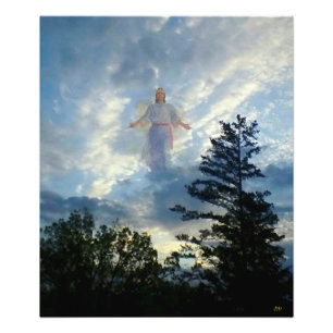 Jesus in the Clouds Photo Print