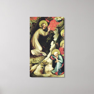 Jesus in the Garden of Gethsemane Canvas Print