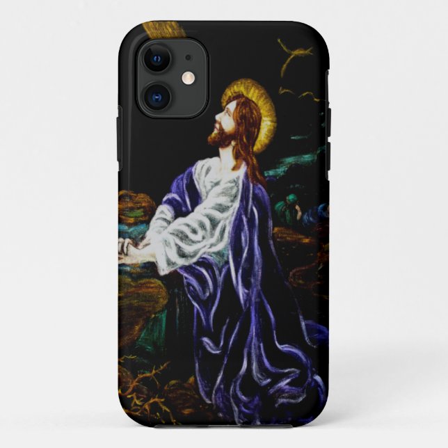 Jesus in the Garden of Gethsemane iPhone 5 Case (Back)