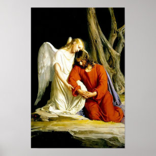 Jesus in the Garden of Gethsemane Poster