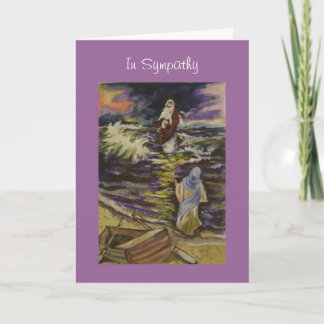 Jesus in the midst of our storms card