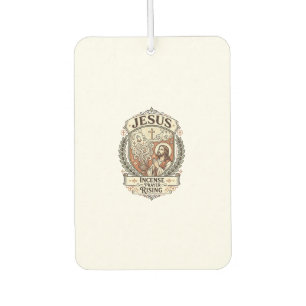 Jesus Incense Prayer Rising Jesus Incense Prayer R Car Air Freshener