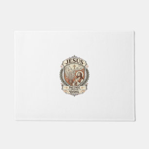 Jesus Incense Prayer Rising Jesus Incense Prayer R Doormat