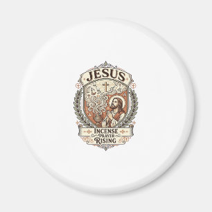 Jesus Incense Prayer Rising Jesus Incense Prayer R Magnet