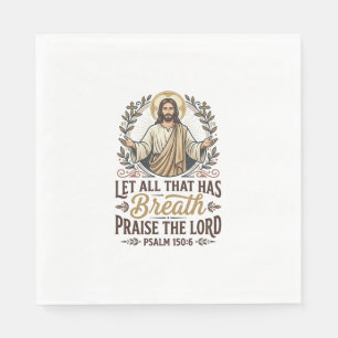 Jesus Indie Folk Acoustic Worship Graphic Tee Chri Napkin