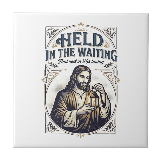 Jesus Infertility Trying To Conceive Encouragement Tile (Front)