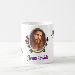 Jesus inside coffee mug
