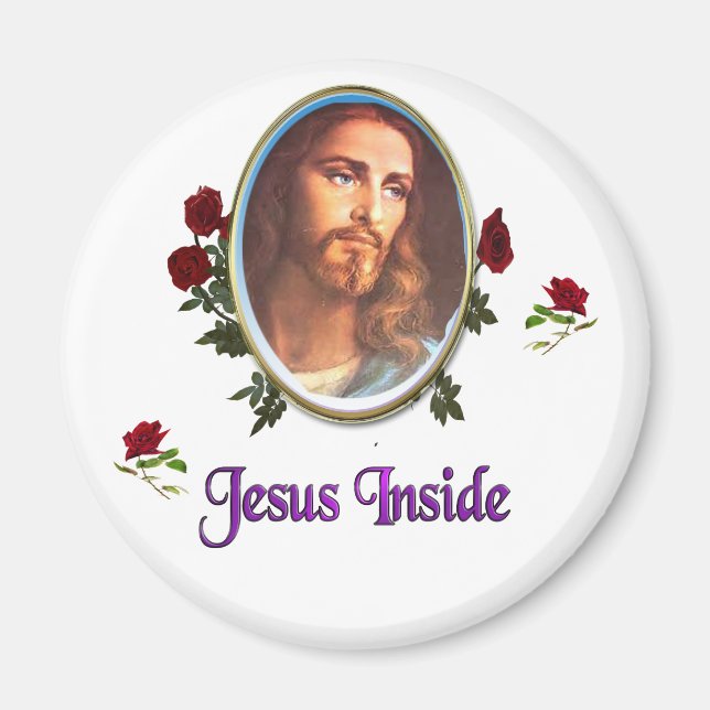 Jesus inside magnet (Front)