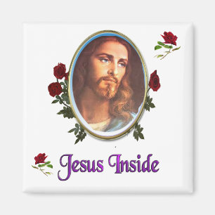 Jesus inside magnet