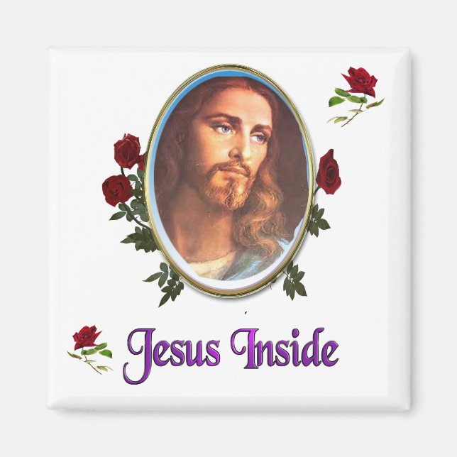Jesus inside magnet (Front)