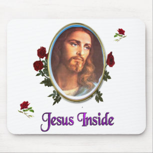 Jesus inside mouse mat