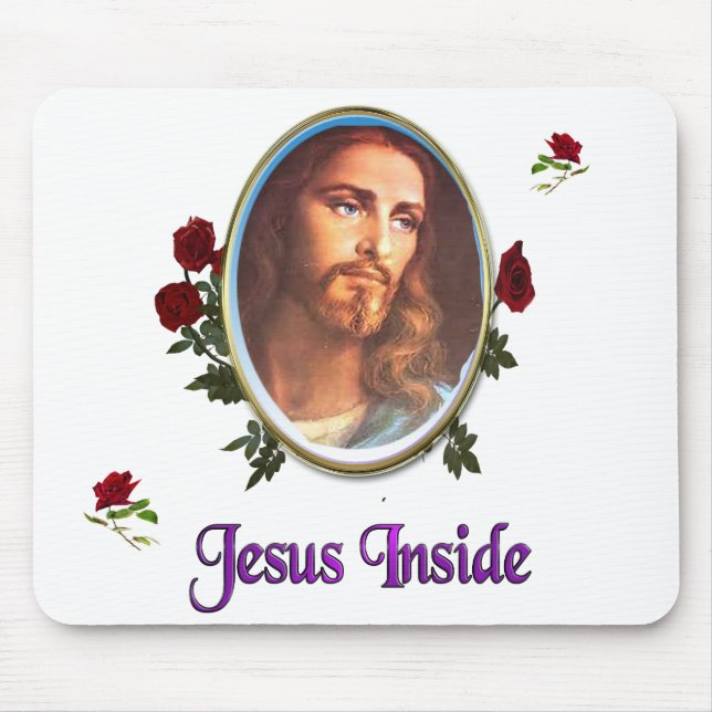 Jesus inside mouse mat (Front)