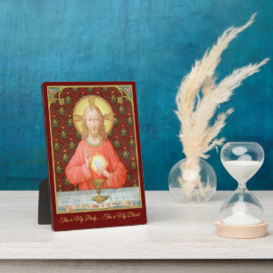Jesus Instituting Holy Communion (SAU 045) 5"x7" Plaque