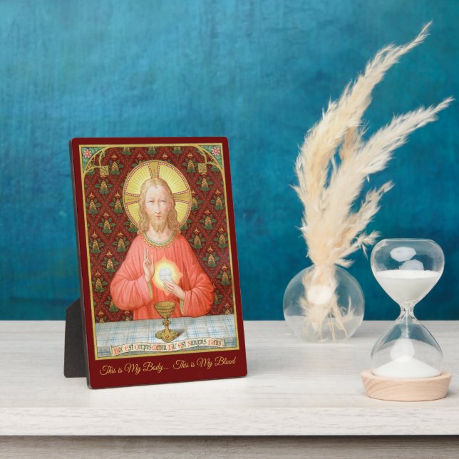 Jesus Instituting Holy Communion (SAU 045) 5"x7" Plaque (Side)
