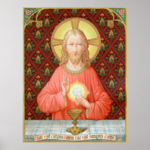 Jesus Instituting Holy Communion (SAU 045) Poster