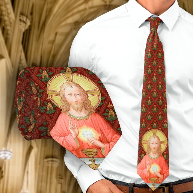 Jesus Instituting Holy Communion (SAU 045) Tie (Creator Uploaded)