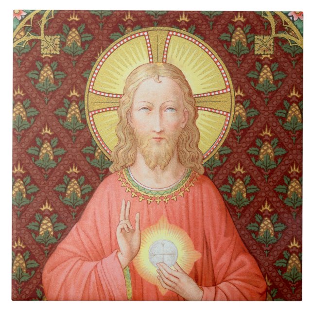 Jesus Instituting Holy Communion (SAU 045) Tile (Front)