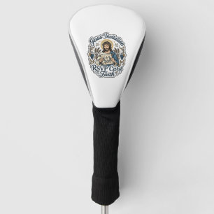 Jesus Invitation RSVP Card Faith Jesus Invitation Golf Head Cover