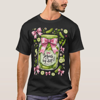 Jesus Is A Big Dill Funny Christian Pickle Bow T-Shirt