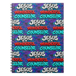 Jesus is a wonderful counsellor  notebook