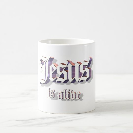 Jesus is Alive 3D Coffee Mug