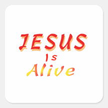Jesus is Alive stickers