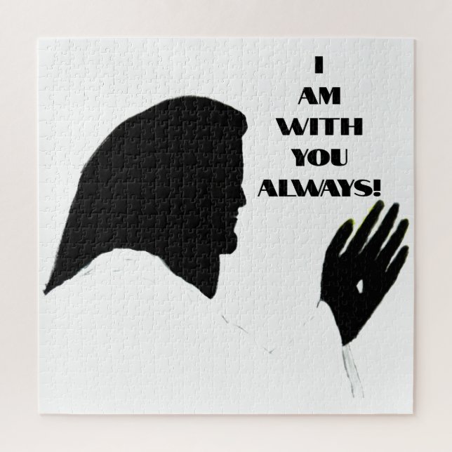 JESUS IS ALWAYS WITH YOU jigsaw puzzle (Vertical)