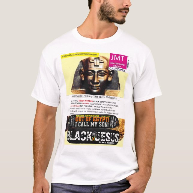 JESUS IS BLACK  Men's Basic T-Shirt (Front)