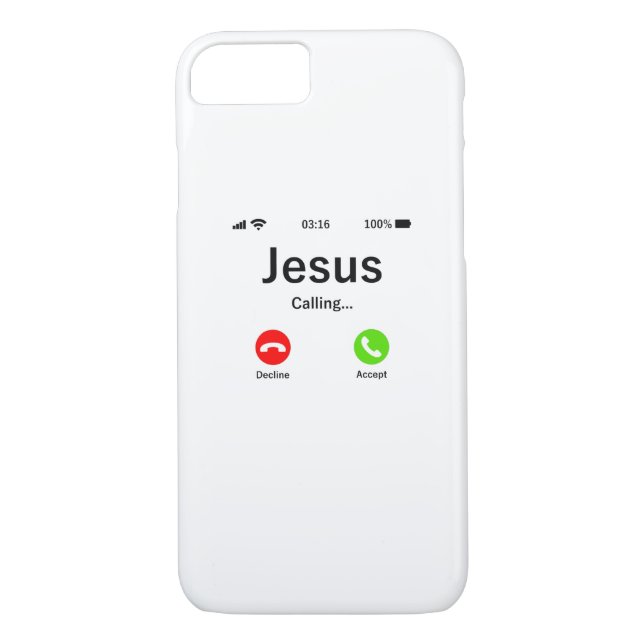 Jesus Is Calling - Christian Case-Mate iPhone Case (Back)