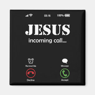 Jesus Is Calling Christian Faith Magnet