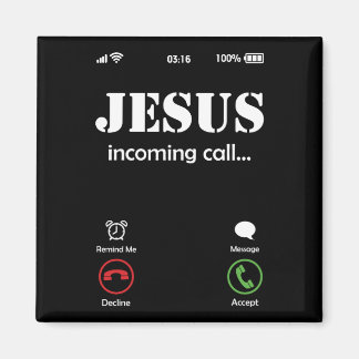Jesus Is Calling Christian Faith Magnet