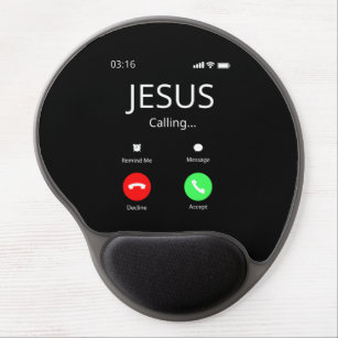 Jesus Is Calling - Christian Gel Mouse Mat