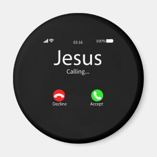 Jesus Is Calling Christian Magnet