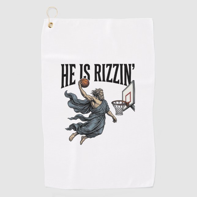 Jesus Is Calling Phone Screen Christian Vector Des Golf Towel (Front)