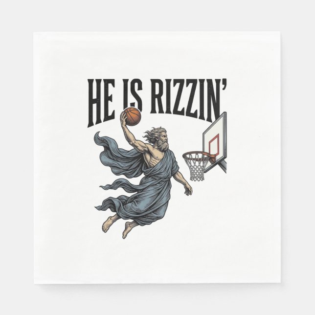 Jesus Is Calling Phone Screen Christian Vector Des Napkin (Front)