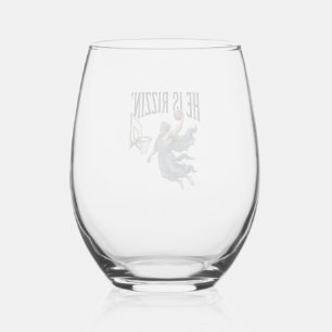 Jesus Is Calling Phone Screen Christian Vector Des Stemless Wine Glass