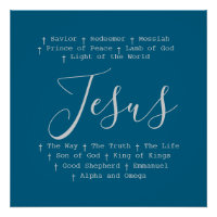 "Jesus is" Christian faith based